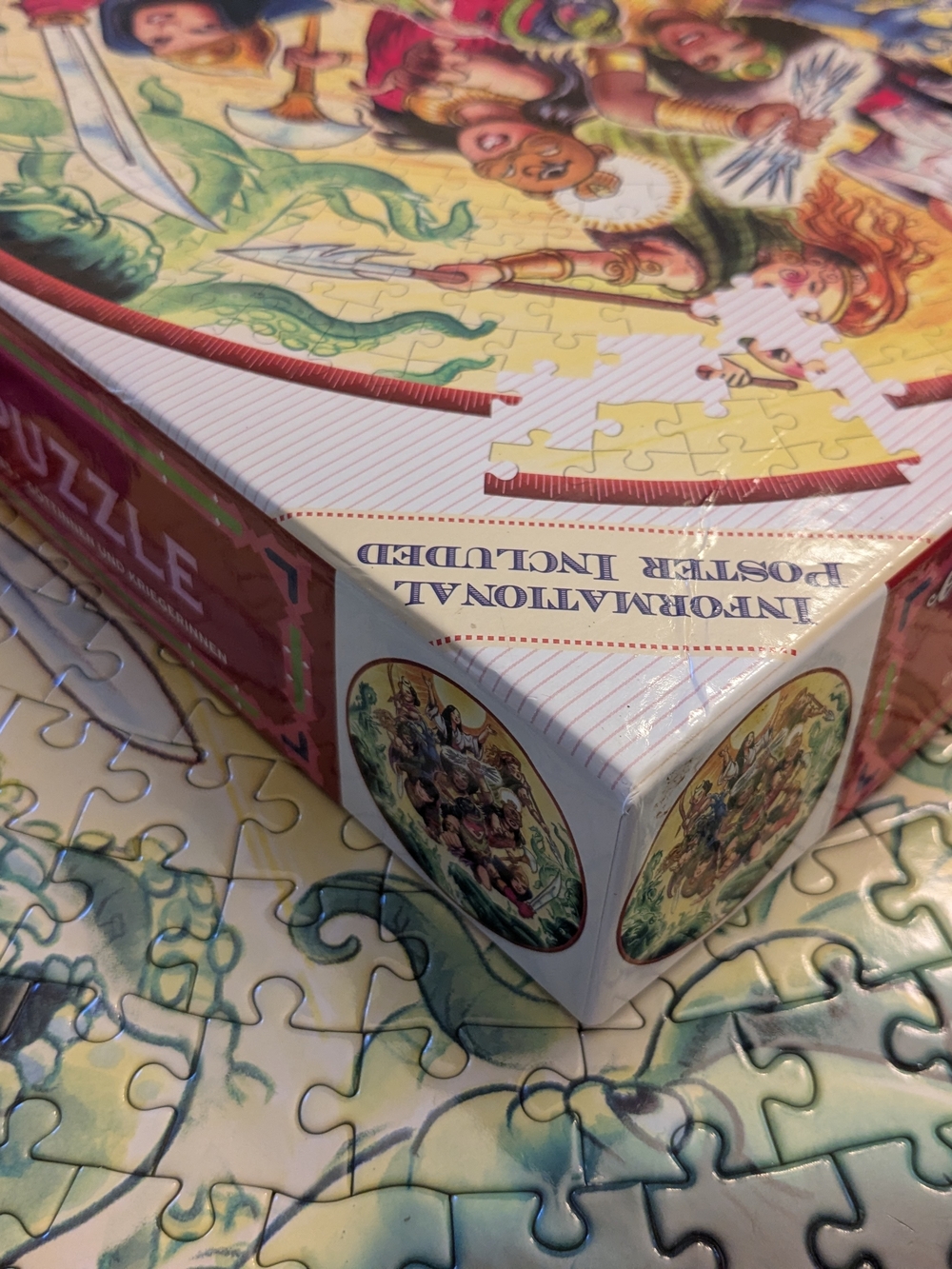 Eeboo 500 Piece Round Goddess & Warrior Puzzle - Hard To Find - Picture 7 of 13
